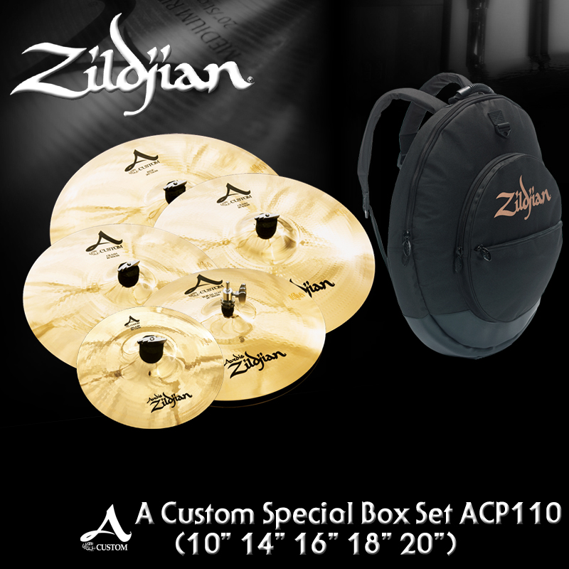 파격할인! Zildjian A Custom Bonus Cymbal Pack (10인치 스플래쉬, 18인치 크래쉬 추가세트!!) /ACP110